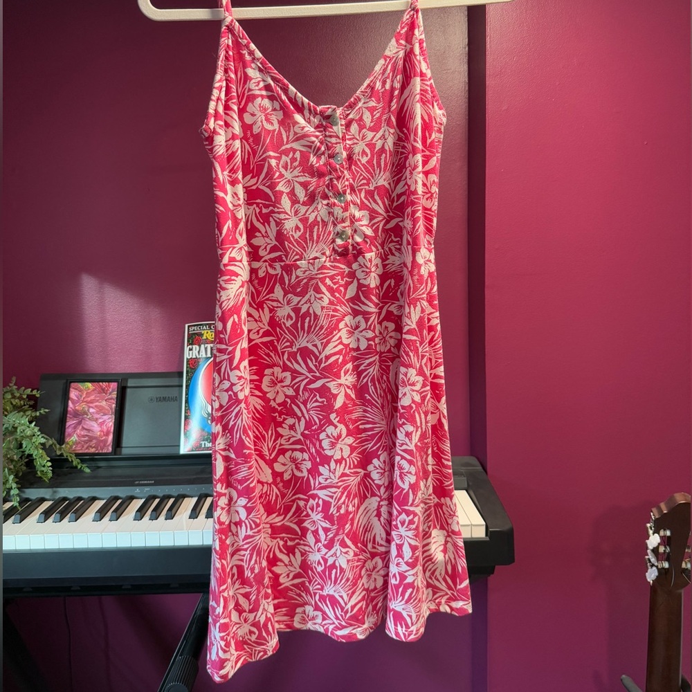 Roxy hibiscus flower fit and flare dress. Perfect condition, worn twice.
